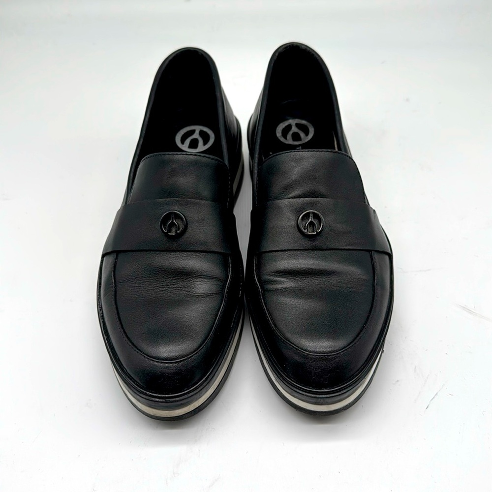 Wishbone leather loafers 9M